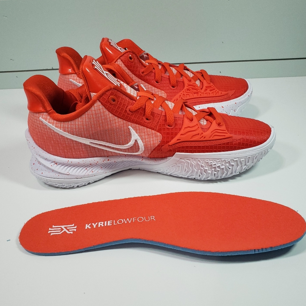 Nike Kyrie Low 4 TB Team Orange DM5041-802 Men's Basketball shoes sneakers Sz 9 - Picture 8 of 11